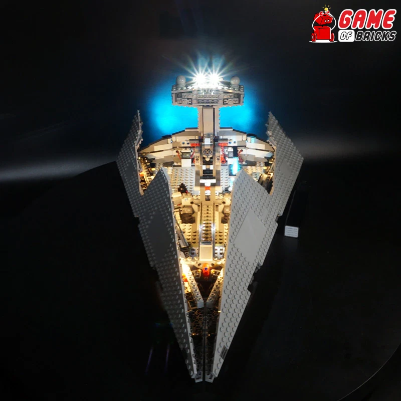 LED Light Kit for Imperial Star Destroyer Compatible with LEGO