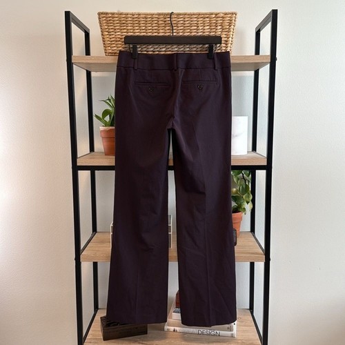 Neu mit Etikett Ann Taylor Loft Marisa burgunderrot mittelhohe Karriere gewebte Anzughose Hose, 6 - Bild 5 von 9
