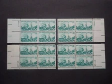#1244 5c New York's World Fair Plate Block #27745 Matched Set MNH OG VF