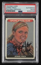 Jennie Finch Signed 2015 Sportkings #24 Card Auto PSA A