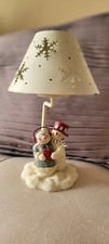 Christmas Snowman Snow Votive Candle Holder