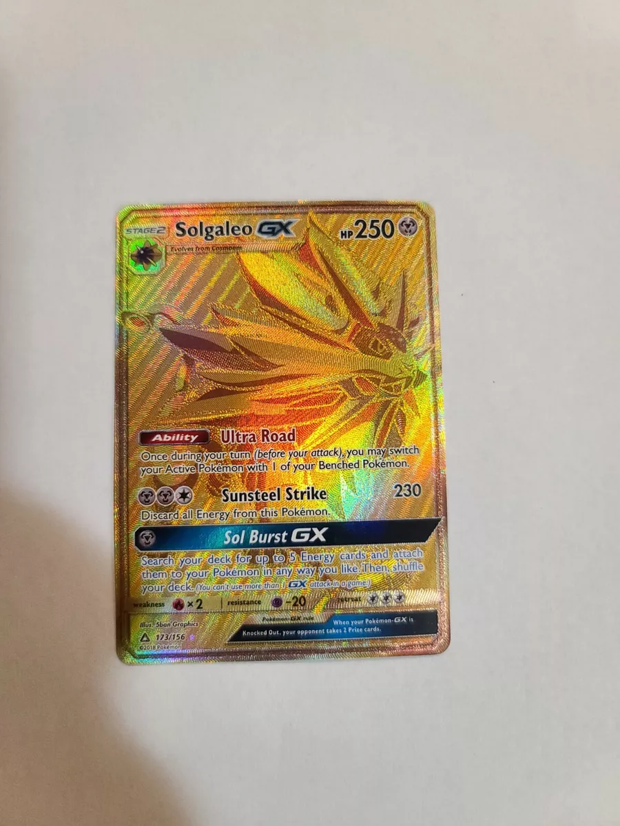 Solgaleo GX - 173/156 - Secret Rare - Pokemon » Pokemon Singles