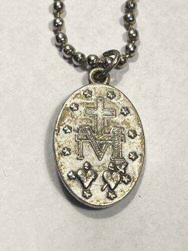 Bijoux Pendentif Religieux 1830 Vierge Marie avec Petite Chaine (11-3/1) - Bild 4 von 5