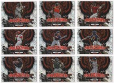 2023 Donruss Baseball UNLEASHED Vector Prizm Insert Set De La Cruz Holliday RC's