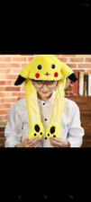 Kids Lighting Hat Cute PIKACHU Ears Moveable Cap Shine Winter Warm Hat