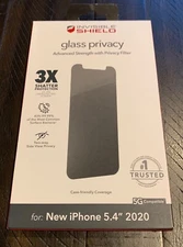 NEW Zagg InvisibleShield Glass Privacy Screen Protector for iPhone 12 Mini 5.4" 