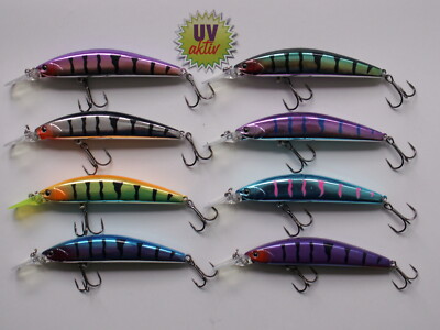 Behr Wobbler 11cm 12g Floating Chrome Farbe Hecht Zander Barsch Rapfen