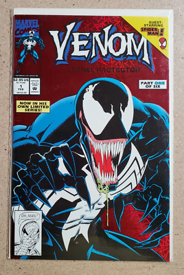 Venom #1 Lethal Protector Red Foil Cover Marvel Comic Book-Direct
