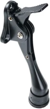 One Touch Easy Pedal Door Stop Stopper Black, 6 Inch - New