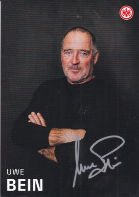 Uwe BEIN - Fussball-Weltmeister 1990, Eintracht Frankfurt, Original-Autogramm!