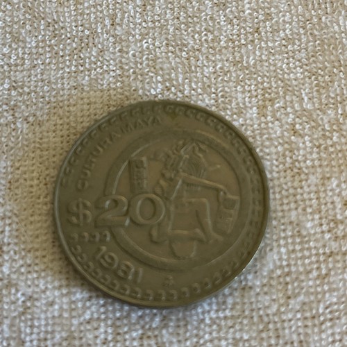 Vintage 1981 Mexico 20 Twenty Dollar Coin Old Mexican Coins Rare Money Monedas eBay
