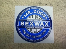 MR ZOGS SEX WAX SURF SURFING DECAL STICKER