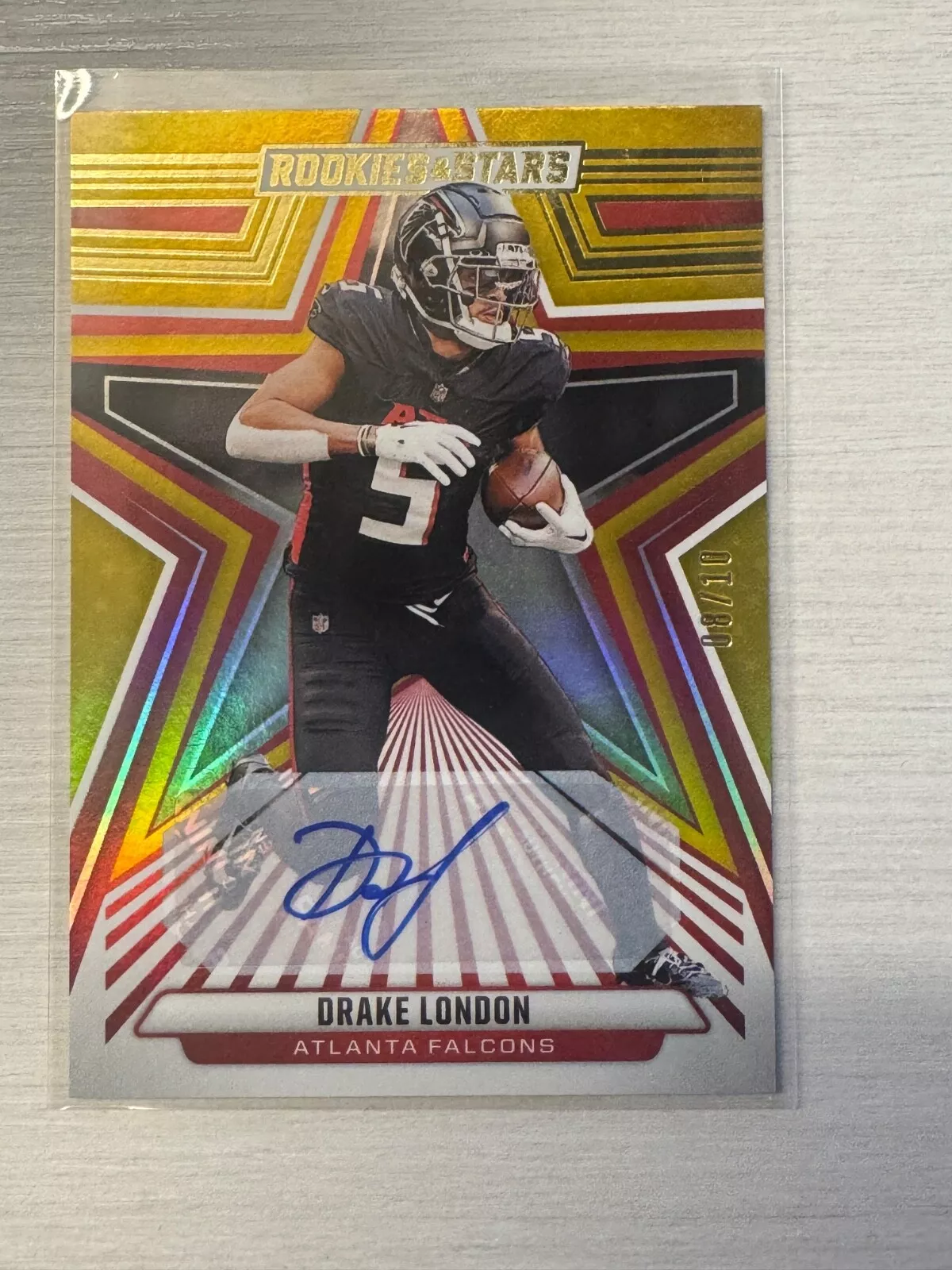 Drake London trading card