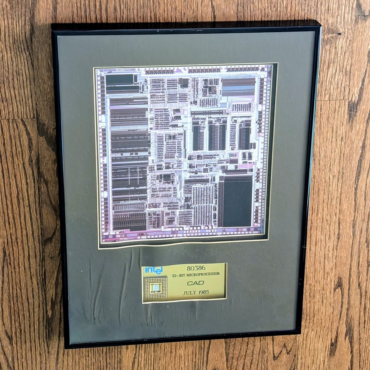Extremely Rare July 1985 Intel CAD 80386 Display with Real 386 CPU