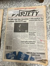 VARIETY 2/1/89-"ROGER RABBITT" 2 PG COLOR AD/"BATMAN"FINISHES FILMING SALE