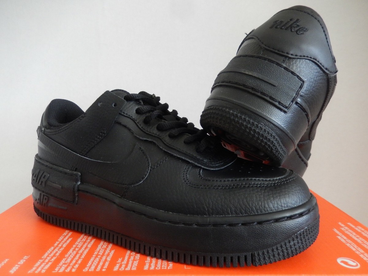 Size 7 - Nike Air Force 1 Shadow Triple Black W for sale