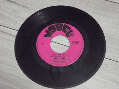 Anne Renee Toi et Moi / Un Amour D'adolescent Vinyl 7'' 45 RPM