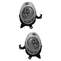 Scheinwerfer Set Rechts & Links Chrom H4 FüR Nissan Micra III K12