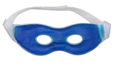 Adjustable Strap Soothing Therapeutic Gel Eye Mask for Hot or Cold Relief Blue