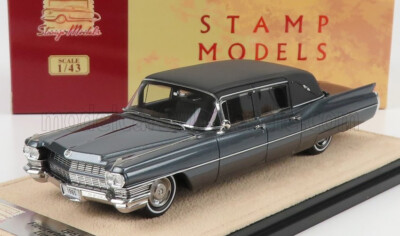 wonderful modelcar 1/43 CADILLAC FLEETWOOD LIMOUSINE LANDAU HARDTOP - ascot-grey