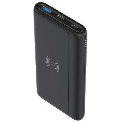 10000MAH POWER BANK WIRELESS CHARGING BACKUP BATTERY PORTABLE for CELL PHONES