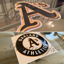 Oakland Athletics Logo A's Emblem MLB Sticker Decal waterproof 2
