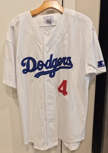 Rara maglia vintage anni 90 Duke Snider Los Angeles Brooklyn Dodgers starter grande - Foto 3 di 6