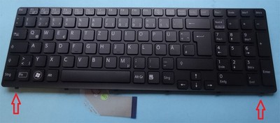 Tastatur SONY Vaio SVE1512C4EAE1 SVE1512W1EB SVE1512E4E LED Backlit Keyboard DE