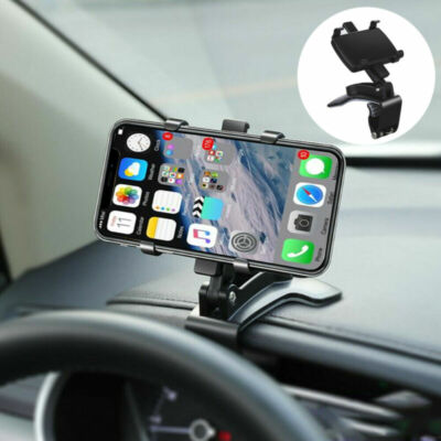 #ad Car Dashboard Dash Mount Mobile Phone Holder GPS Stand Bracket Clip on Sun Visor $6.85