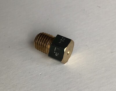 Gas Burner Orifice .034 LP, Thread 5/16-28 (Lot of 10)