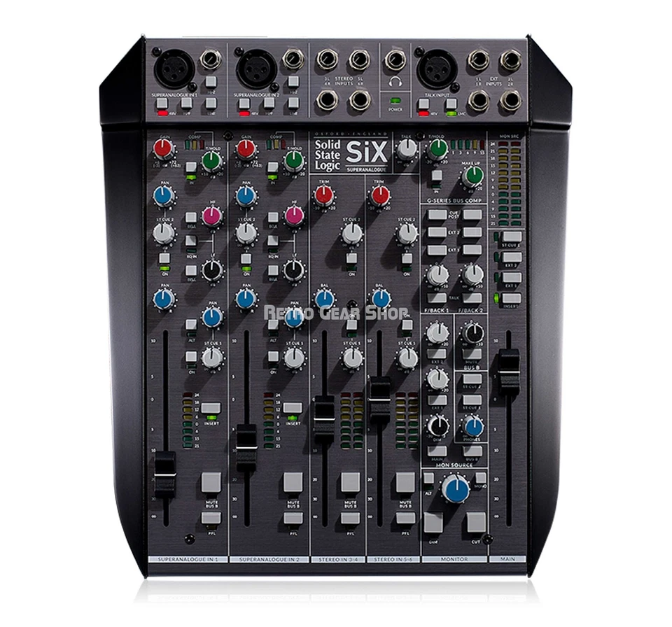 Solid State Logic SIX 6-Channel Desktop Analog Mixer SSL - Image 2 of 3