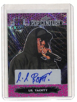 #ad #ad 2023 Leaf Pop Century Lil Yachty Pro Set Raps 4 5 Pink Auto Autograph Card $59.99