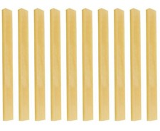 10x Bone Guitar Saddle 3 3/8"x1/8"x3/8" (85x3.5x10mm) Blank Unbleached Luthier