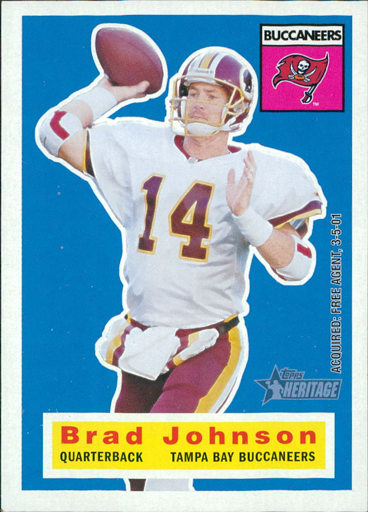 2001 Topps Heritage - Brad Johnson #40