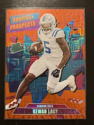 Panini 2026 Decades 90s - Kewan Lacy #148 Rookies & Prospects Orange Pandora /99