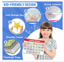 Montessori Busy Book Educational Toys Preschool Learning Activities DAMAGED