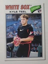 2026 Topps Heritage Kyle Teel Rookie #182 White Sox RC