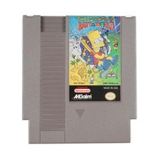 The Simpsons Bart vs the World Nintendo NES Video Game Cartridge 1991
