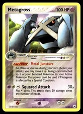 Metagross Holo Rare EX Hidden Legends 11/101 NM