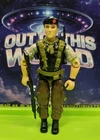 GI Joe ARAH 1988 Night Force Lt Falcon 3.75 Figure Missing Antenna