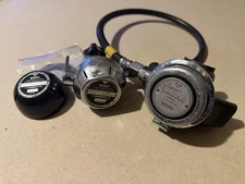 Voit Regulator Titan II w Extras For parts not Working Vintage Vnt Scuba Diving