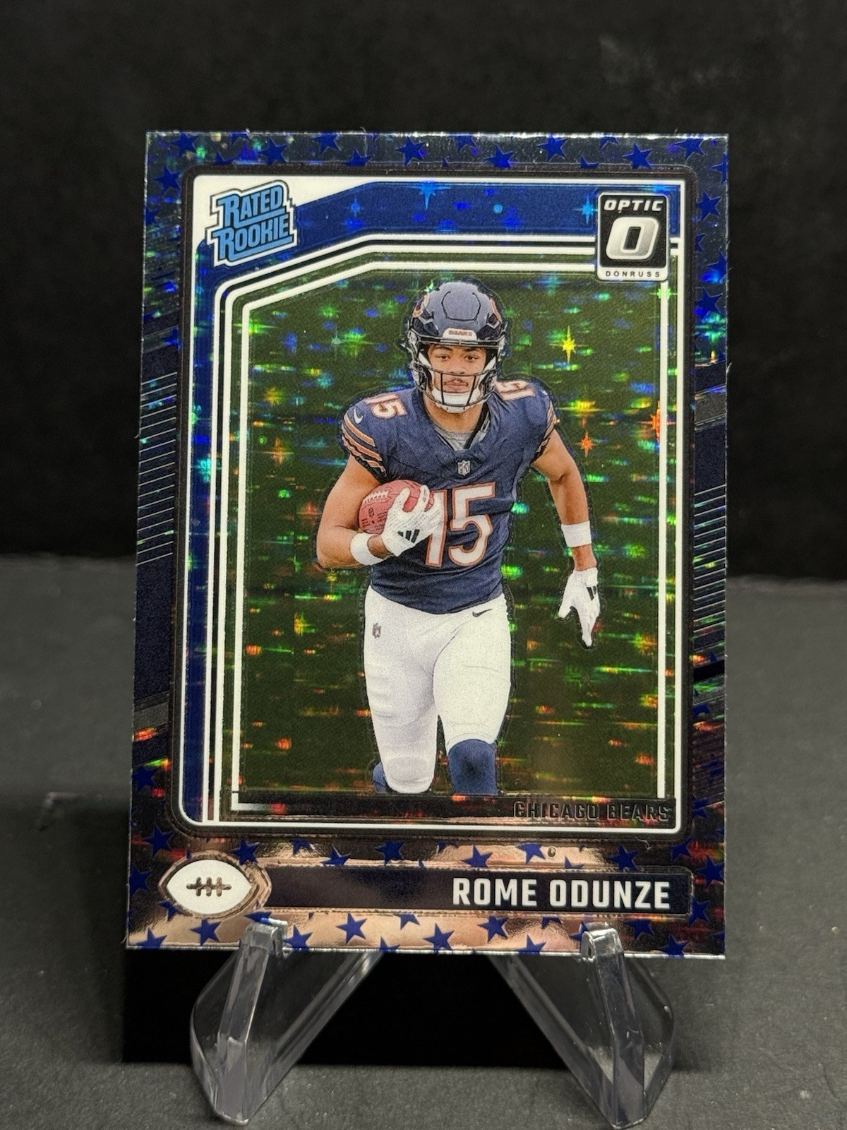 2024 Panini Donruss Optic - Rated Rookie Rome Odunze #286 Stars Prizm (RC)