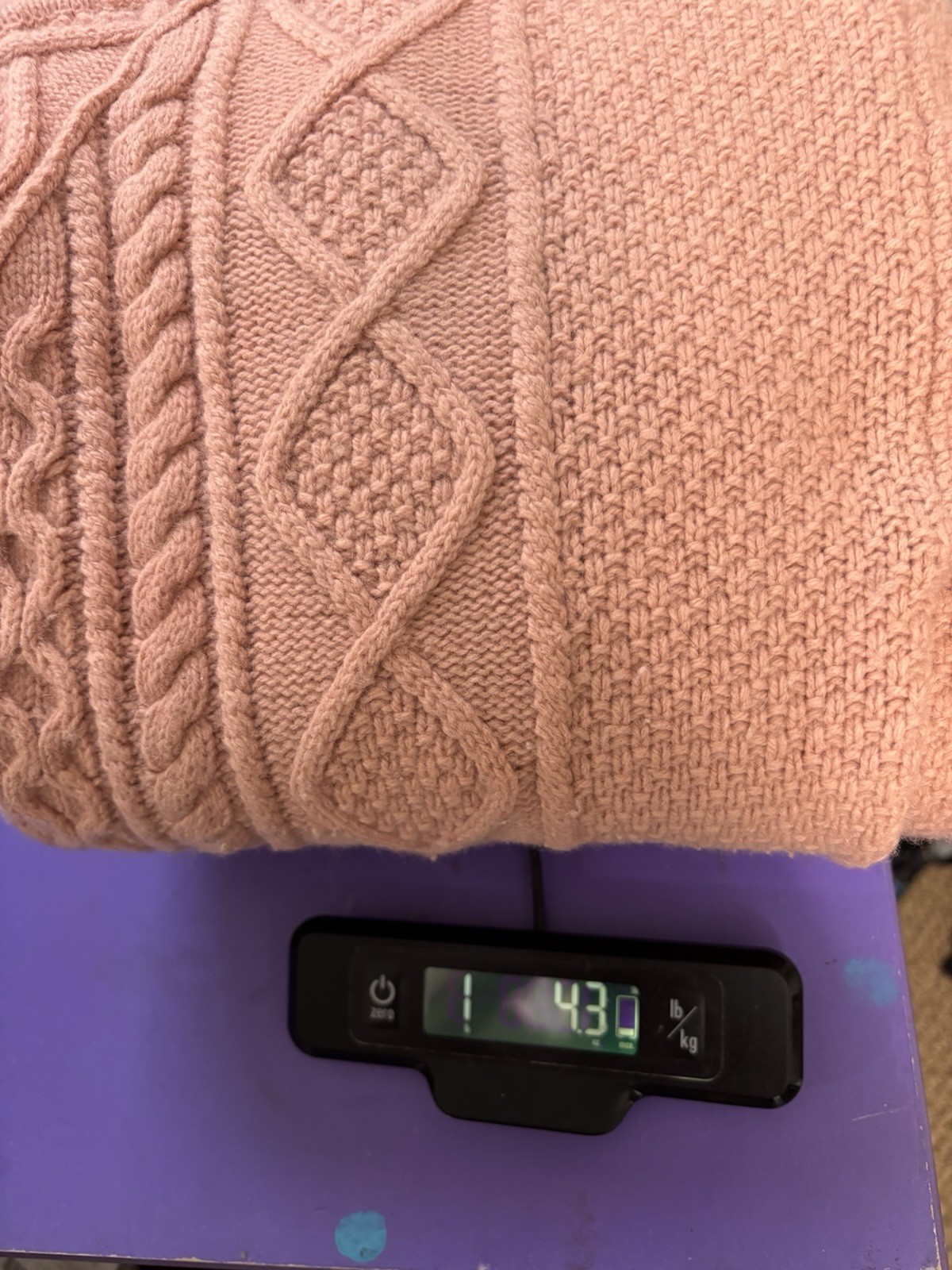 J. Crew Womens M Cableknit Patchwork Oversized Ch… - image 16