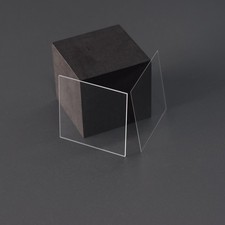 1pc 20x20x0.5mm Ultra Thin Quartz Glass Sheet JGS2 Fused Silica Optical Windows