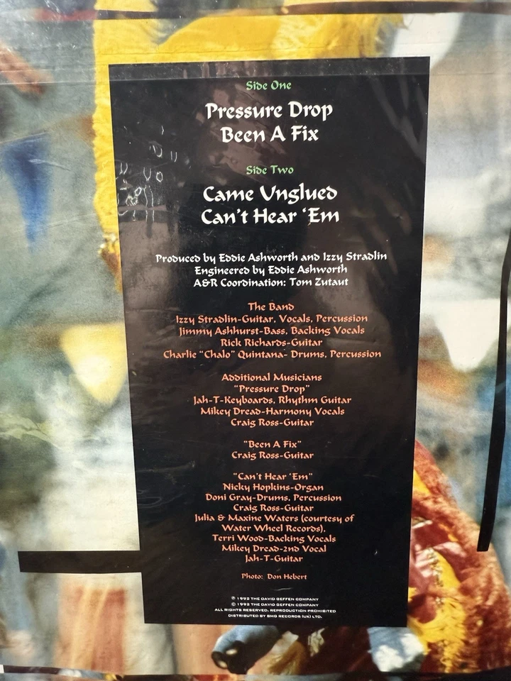 Izzy Stradlin Pressure Drop Limited Edition Vinyl LP UK Import New Sealed Rare - Image 4 of 4