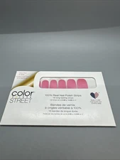 Color Street Nail Polish Strips Pink Paradise Glitter Retired NIP FREE SHIPPING