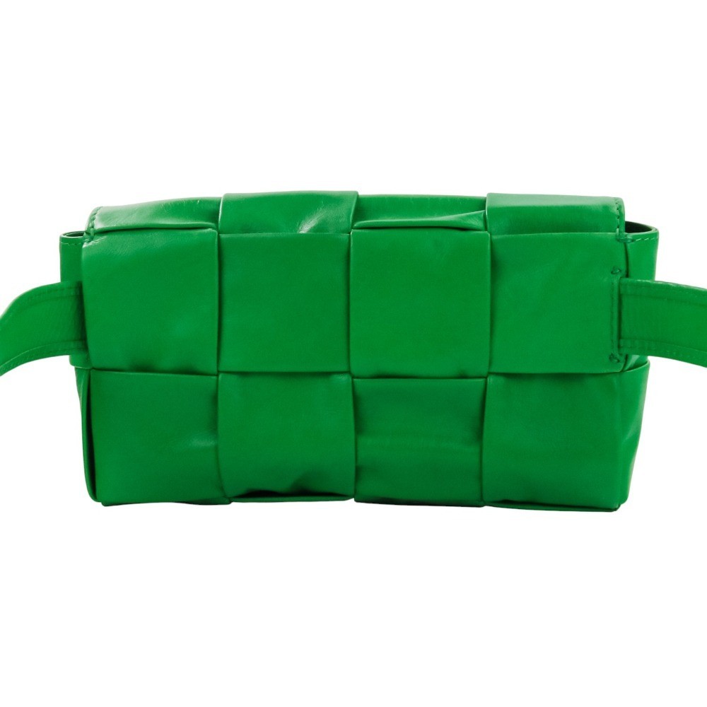 Bottega Veneta cassette maxi intrecciato Leather body Bag 651053 green 715174 thumbnail 3