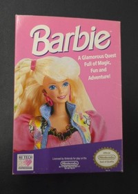 Barbie NES  COMPLETE  Game 1991 tested