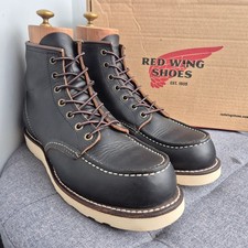 Red Wing 8849 6'' Classic Moc Toe Black Prairie Uk 8.5 US 9.5 EU 42.5