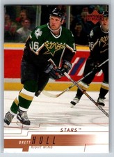 2000-01 Upper Deck #284 Brett Hull Dallas Stars Detroit Red Wings HOF